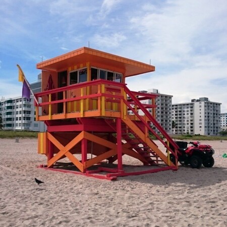 miejscówka dla ratowników - Miami South Beach