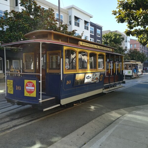 Cable Car w San Francisco